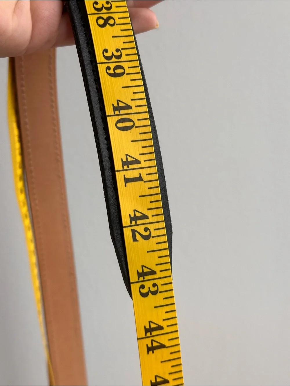 Jafferjees 43” Tan Leather Belt – Classic Casual Style